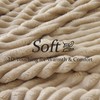Fleece Throw Blanket for Couch & Bed, Cozy Warm Gifts