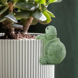 Restynic Flower Pot Decorations – Realistic Resin Turtle Statue, Pot Hugger & Hanging Ornament | Lifelike Climbing Design for Garden, Aquarium & Home – Patio Decor Essential