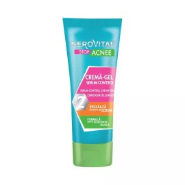 GEROVITAL STOP ACNE 피범 컨트롤 페이스 크림-젤 50ml GEROVITAL Stop Acne Pimple Control Face Cream-Gel 50ml