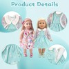 2 Set Sweet Dolls Clothes Dress for Baby Girl 14-18