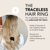 invisibobble Sprunchie Spiral Hair Ring - True Black- 2 Pack