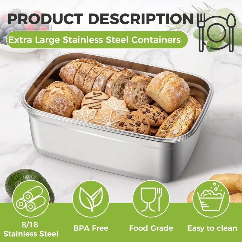 Pillanat Stainless Steel Food Storage Container – 7500 ML /