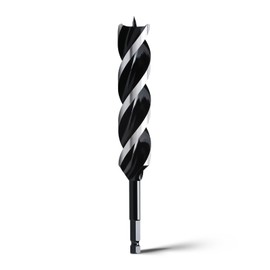 1-1/2" x 12" Auger Drill Bit for Wood,Hex Shank Tri Flute Wood Drill Bit for Soft and Hard Wood,Plastic,Drywall and Composite Materials