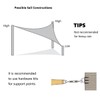 AsterOutdoor Sun Shade Sail Triangle 16' x 16' x 16'