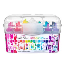 Tulip One-Step Tie-Dye Kit 24 Tie Dye Storage Tub, Color Spectrum (TUFDYPRTY2.75OZ)