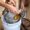 Double Sieve Honey Strainer with Extendable Arms, Stainless Steel Honey
