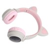 Cat Ear Headphone 3D LED Light Wireless Bluetooth 5.0 Foldable