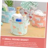VILLFUL 2pcs Storage Basket Multi Function Soft Sundries Container with