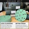 Serious Grit - 6-Inch 15-Hole 40 Grit Sanding Discs -
