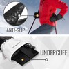 devembr Ski Mittens with Wrist Guards and Undercuff Design, Snowboard