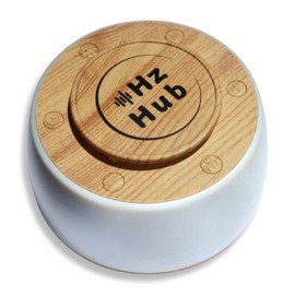 Hz Hub Solfeggio Hertz Frequency & White Noise Portable Sound Machine. Meditation/Sleeping/Yoga/Study/Baby/Adult/Office/Relaxing. 15 Calming Sounds. 3 Timers. 3 Lights. (Light Grain, Standard)