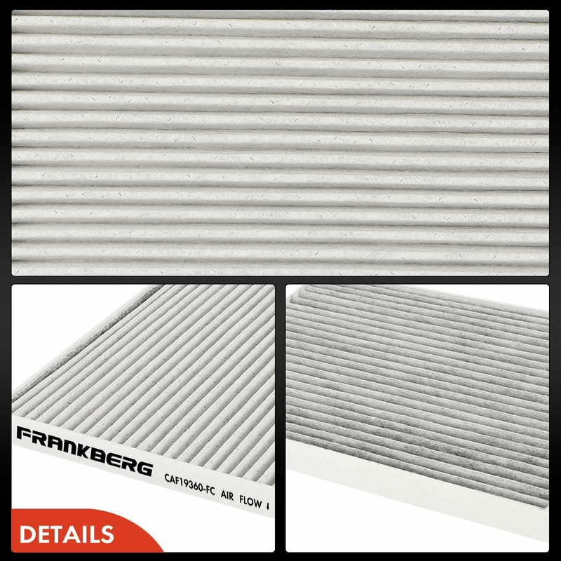 Frankberg 2 x Cabin Air Filter Pollen Filter with Activated