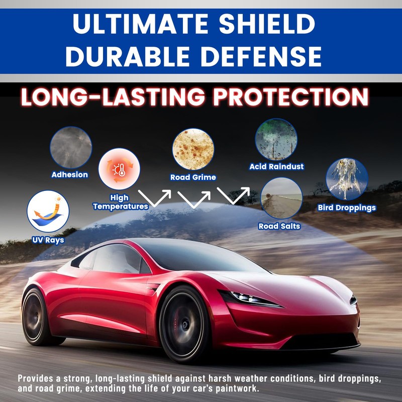 SHIELDOM Car Wax Polish Ceramic Coating Carnauba Wax Extra Gloss