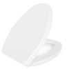 Premium Heavy-Duty Elongated (Oval) Toilet Seat (Oblong 18.5″), Soft Close