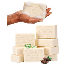 Australian Goat Milk Soap 6.35 OZ,Family Pack of 8,Moisturizing