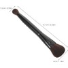 Brocha de Maquillaje Doble HOLIDYOYO KD624S2500IY Negra de Precisión 2