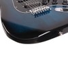 Glarry GST Stylish Electric Guitar Kit with Black Pickguard Dark