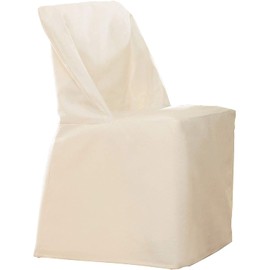 SureFit Cotton Duck Fabric Folding Chair Slipcover, Natural