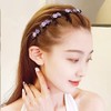 5 Pieces Flower Crystal Hair Band for Women Hairpin Headbands