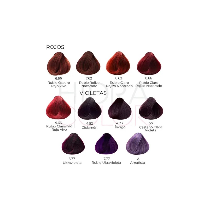 Tinte Para Cabello Hidracolor Naturales 90 Ml + Peróxido Tono