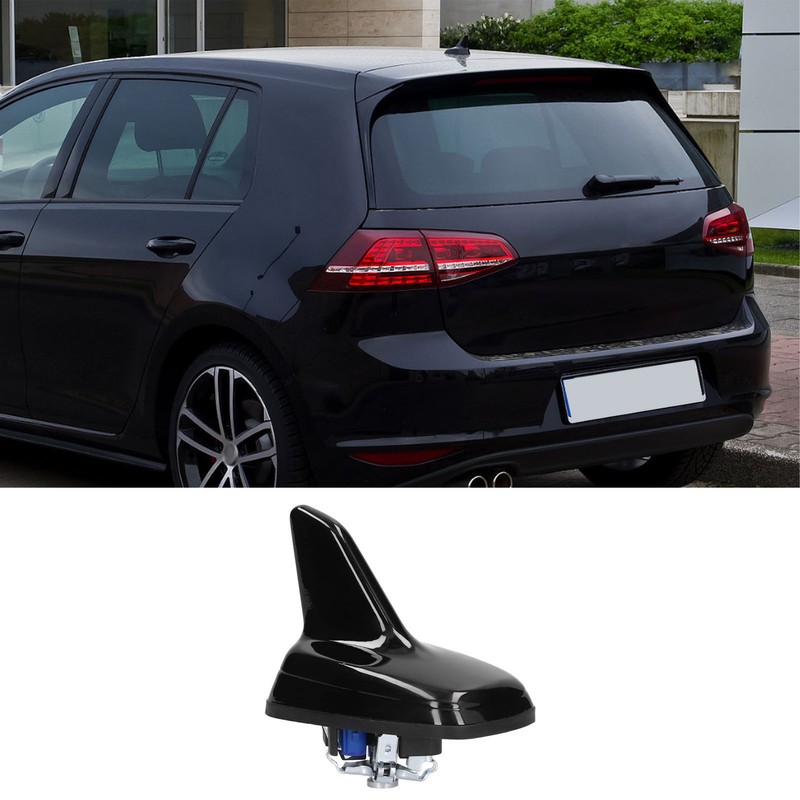 Antenna Shark Fin Shape 5Q0035507B5FQ Glossy Black Replacement for Karoq/Kodiaq/Octavia