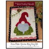 The Whole Country Caboodle Snowflake Gnome Mug Rug Kit Pattern,