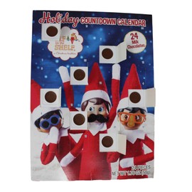 Elf on the Shelf Holiday Christmas Candy Chocolate Countdown Calendar - 24 Days