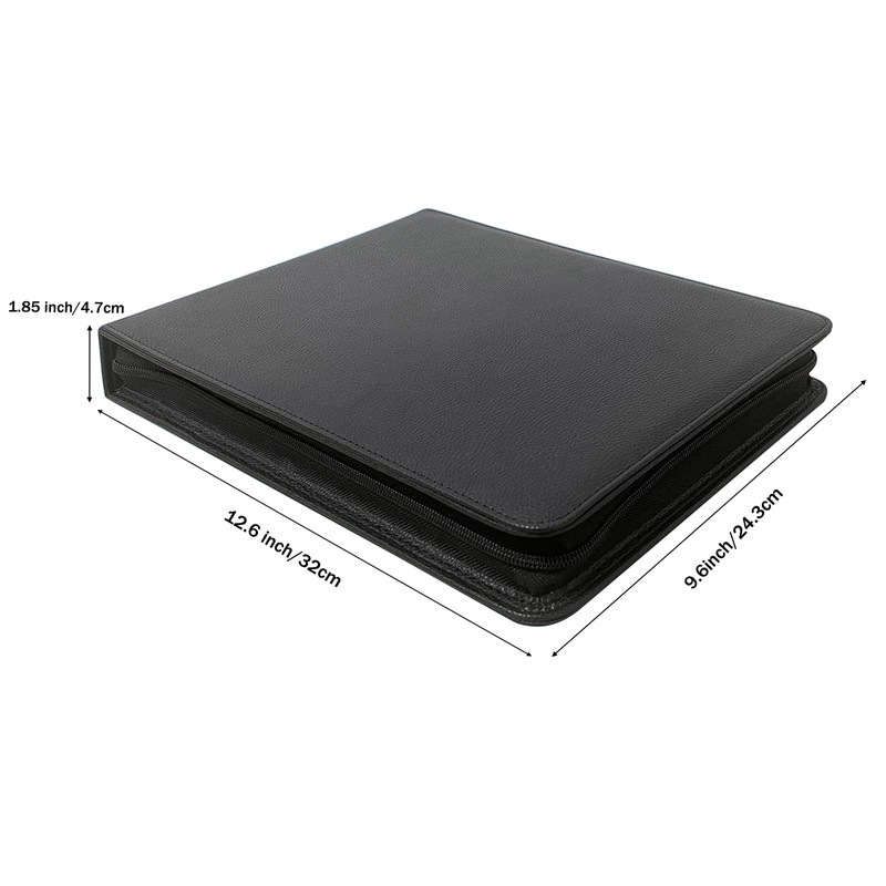 LLi Cufite 3 Rings Check Binder for End-Stub Deskbook Checks,