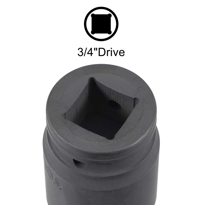TA-VIGOR 12-Point Deep Impact Socket, 3/4-Inch Drive 30mm Metric Spindle