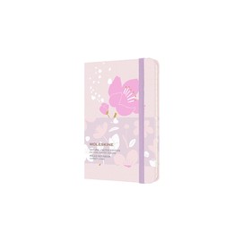Moleskine Limited Edition Sakura Notebook, Hard Cover, Pocket (3.5" x 5.5"), Ruled/Lined, Graphic 3, 192 Pages