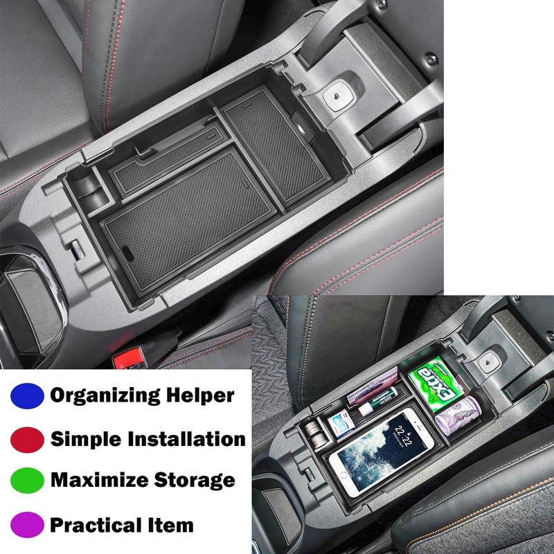 RUNROAD Center Console Organizer Tray Compatible with Chevy Equinox 2018