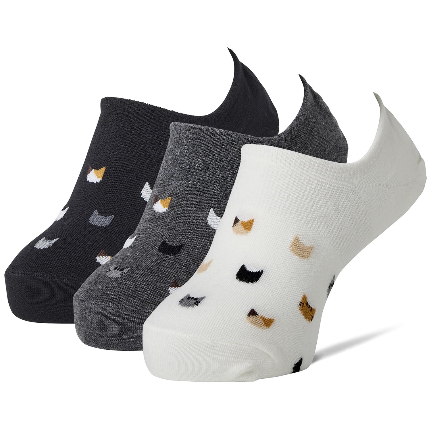 オカモト] 脱げない ココピタ 3足組 レディース スニーカーソックス