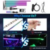 Dreamcolor Acrylic Interior Car Light 10 in 1 Automotive Ambient