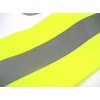 2ms of Green Silver Fluorescence Tape Hi Viz Reflective Ribbon
