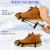 2 Pairs Non Slip Gripper Spikes Ice Cleats Traction Snow