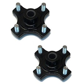 Vital All-Terrain 2 Pack Rear Wheel Hub Flange Plate 604112 for EZGO RXV Gas & Electric Golf Carts 2008 Up