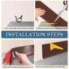 LSGCQ Flexible Baseboard Molding Trim 4 Inch x 20 Feet