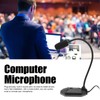 TAIDU USB Desktop Microphone 3.5mm Plug Play Computer Microphone with