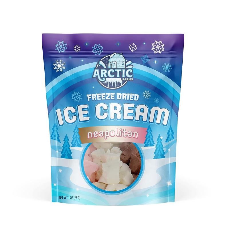 Arctic Farms Freeze Dried Ice Cream Bits (Neapolitan) - Specification: