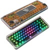 NACODEX 65% Transparent Crystal Acrylic Keyboard with Gasket Mount |