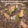 TITO Titanium Shepherd's Hook Tent Stakes Tent pegs Nail pegs