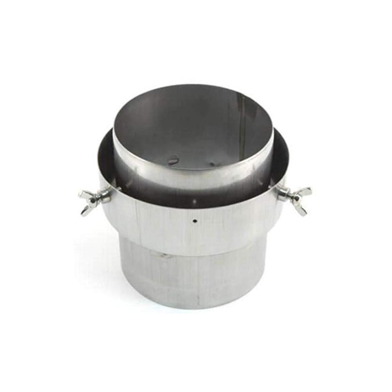 StoveMaestro 5" to 6" Increasing Adapter from Vitreous Enamelled to