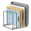 LAEMYFYRE Kitchen Organizer Rack - 4-Slot Heavy-Duty Holder for Cutting