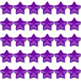 ZDZBLX Magnets for Magnetic Board, Pack of 30 Magnetic Magnets Strong Fridge Magnets Fridge Magnets Mini Magnets Small Whiteboard Magnets Strong Hold for Whiteboard Pin Board (Stars, Purple)