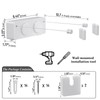 Danpoo Retractable Clothesline, Anti-Sag Adjustable Knob Heavy-Duty Clothes Line for