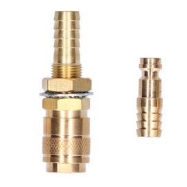 Quick Connector Fitting Hose Brass Connection for TIG Welding Torch Welding Equipment  M10Golden