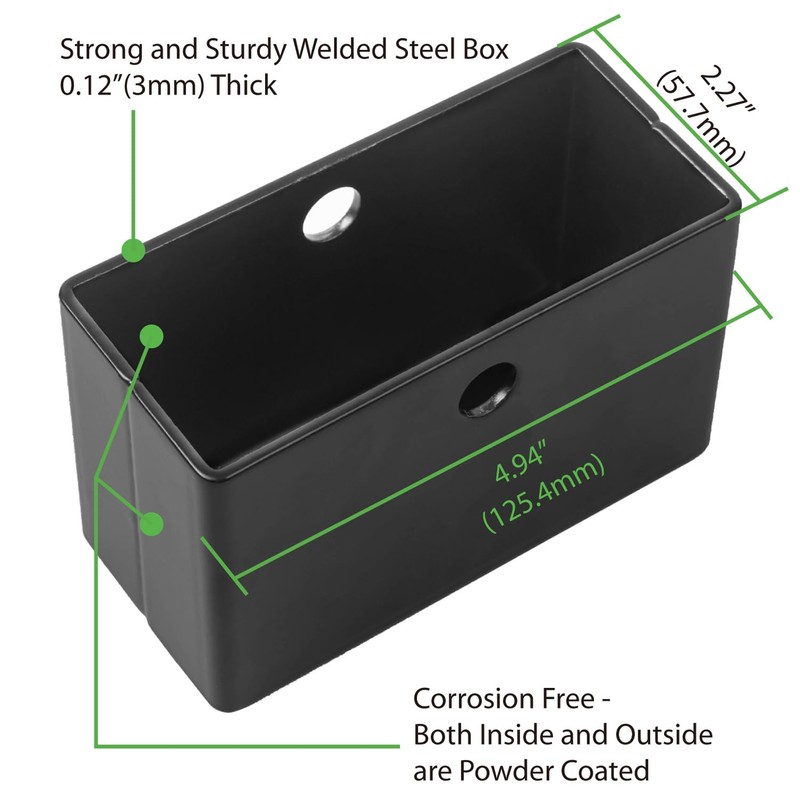 Gudwells 4" V-Groove Slide Gate Wheel With Welded Bracket Box