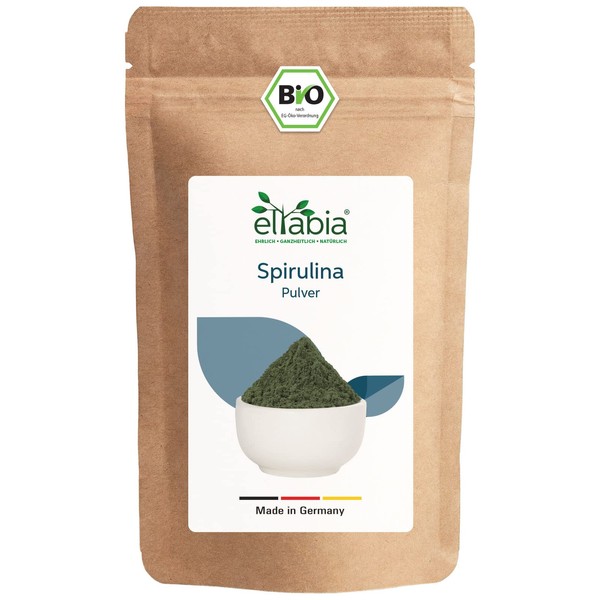 Organic Spirulina Powder 200 g | Premium Raw Food Quality | 100% Pure Algae Powder without Additives | Vegan