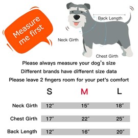 PUPTECK Flannel Dog Pajamas-Cute Santa Claus Snowflake Soft Pet Clothes Jumpsuit Pjs