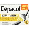 Cēpacol Extra Strength, Sucrose Free, Honey Lemon, Sore Throat lozenges,